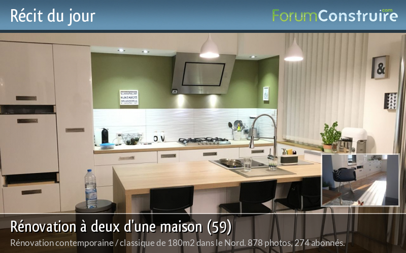 R&eacute;novation &agrave; deux d'une maison (59)