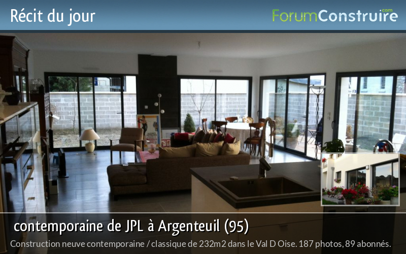 contemporaine de JPL à Argenteuil (95)