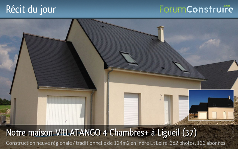 Notre maison VILLATANGO 4 Chambres+ à Ligueil (37)