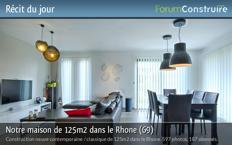 Notre maison de 125m² dans le Rhone (69)