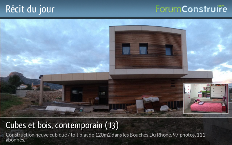 Cubes et bois, contemporain (13)