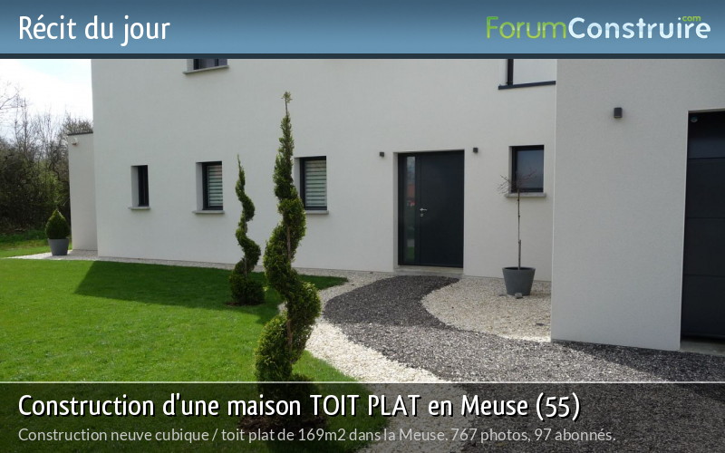 Construction d'une maison TOIT PLAT en Meuse (55)