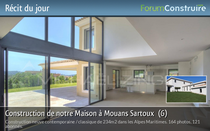 Construction de notre Maison &agrave; Mouans Sartoux  (6)