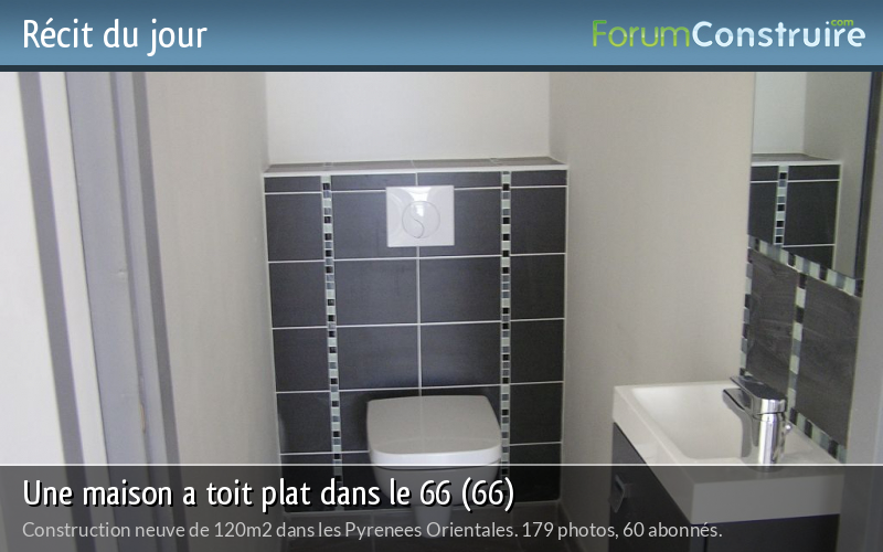 Une maison a toit plat dans le 66 (66)