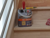 Photo 3v3 Vitrificateur Gel Escalier Mat Incolore