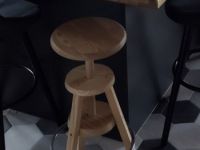 Tabouret De Bar A Vis Brut