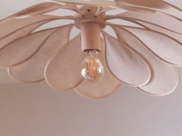 Photo L'atelier Du Phoque Suspension Marguerite 70cm Coloris Beige