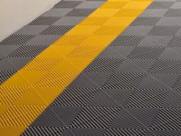 Photo Squarefloor Dalle Squretech Gris Perle Et Jaune