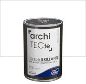 Photo Dulux Valentine Peinture Blanc Eclat Architecte 1.25 L