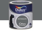 Photo Dulux Valentine Peinture Gris Anthracite Creme De Couleur 0.5 L