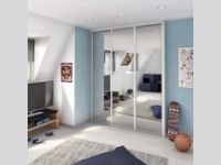 Porte De Placard Coulissante Miroir Argent L.67 X H.250 Cm