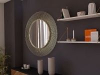 Miroir Rond Dore