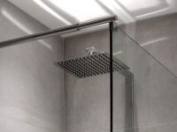 Tete De Douche Carree, Extra-plate En Laiton Chrome Dpg2001 40x40cm