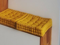 Photo La Redoute Coussin De Sol Jaune Miel 38x38