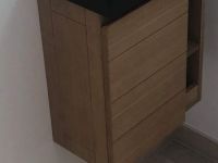 Meuble Lave-mains L.40 X H.48 X P.23 Cm, Frene Naturel, Fairway Meuble Lave-mains L.40 X H.48 X P.23 Cm, Frene Naturel, Fairway