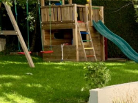 Photo Jungle Gym Aire De Jeux Chalet 2 Swings