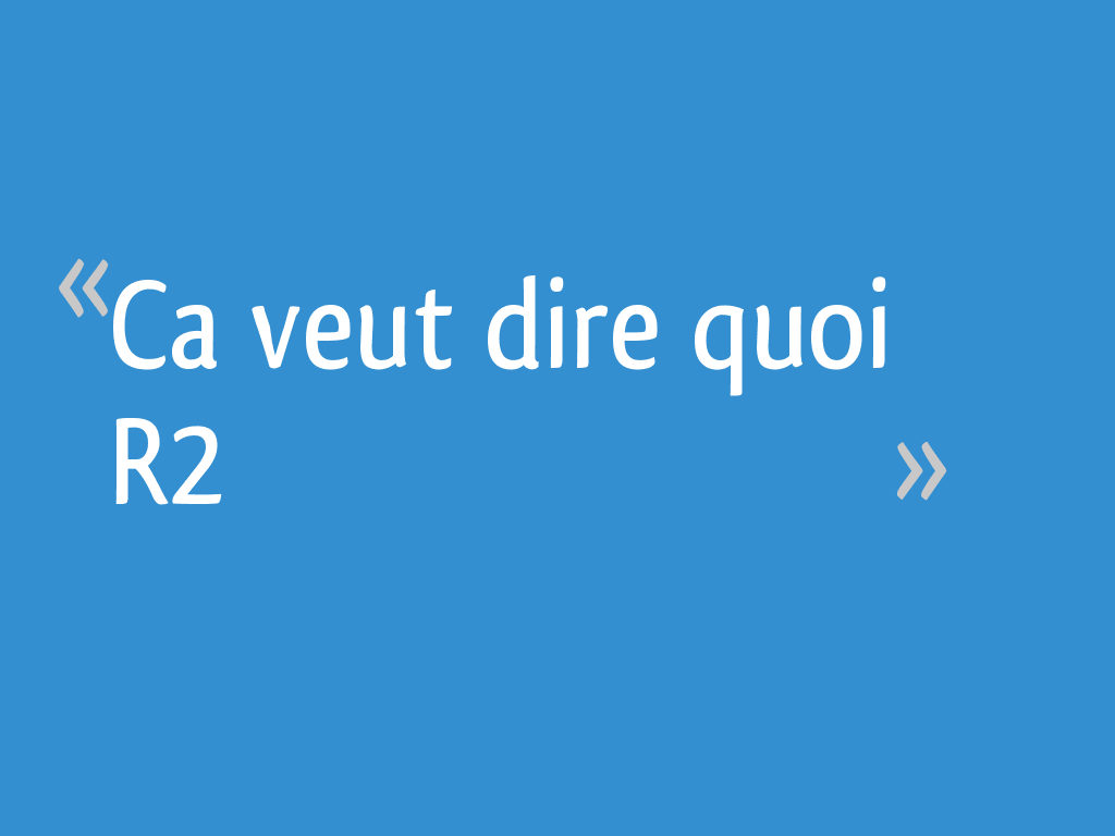 Vous Nous Devez ça Veut Dire Quoi
