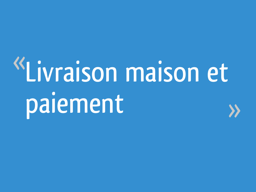 J'ai Vendu Ma Maison à Un Promoteur Livraison maison et paiement - 5 messages