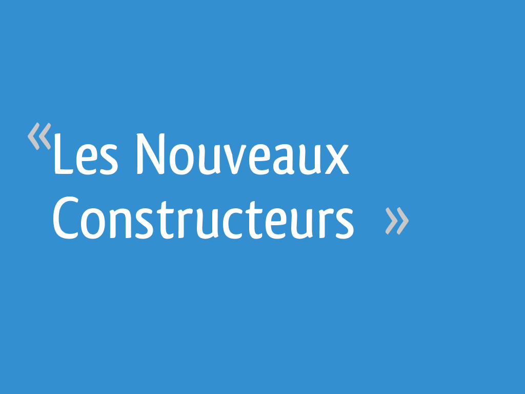 Les Nouveaux Constructeurs Seine Et Marne 5 messages