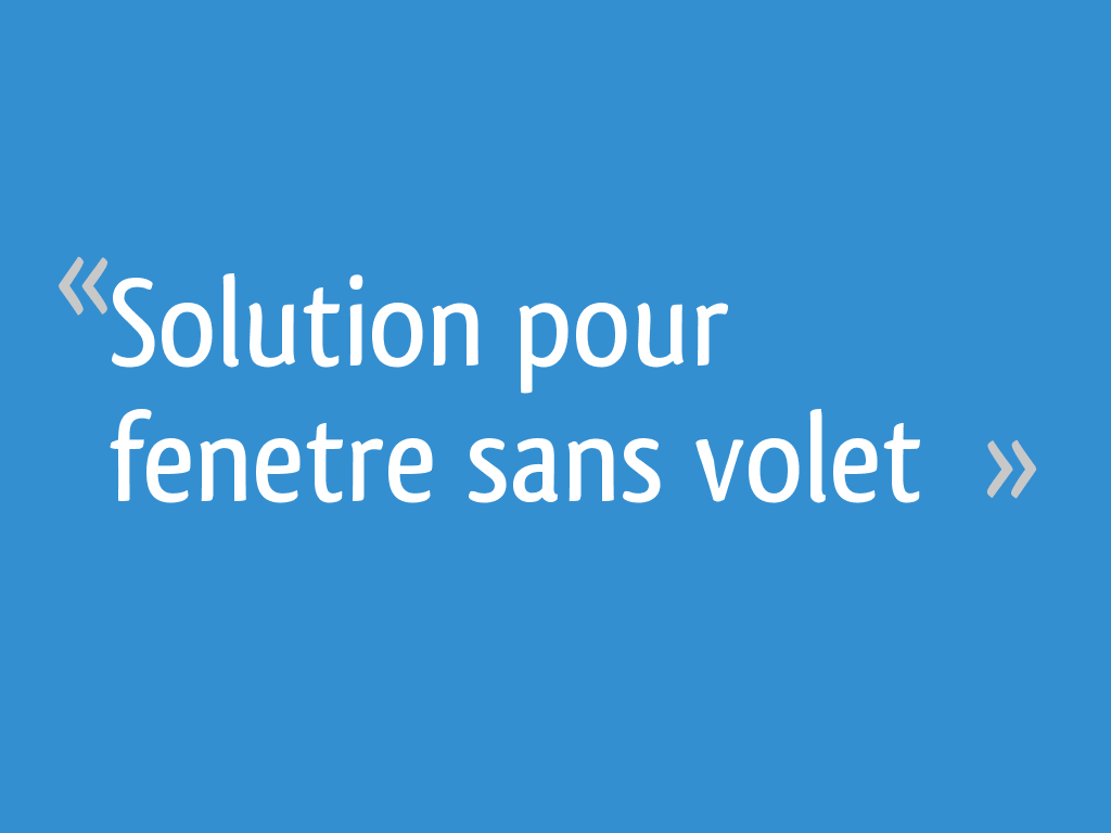 Solution pour sans volet 4 messages — free download