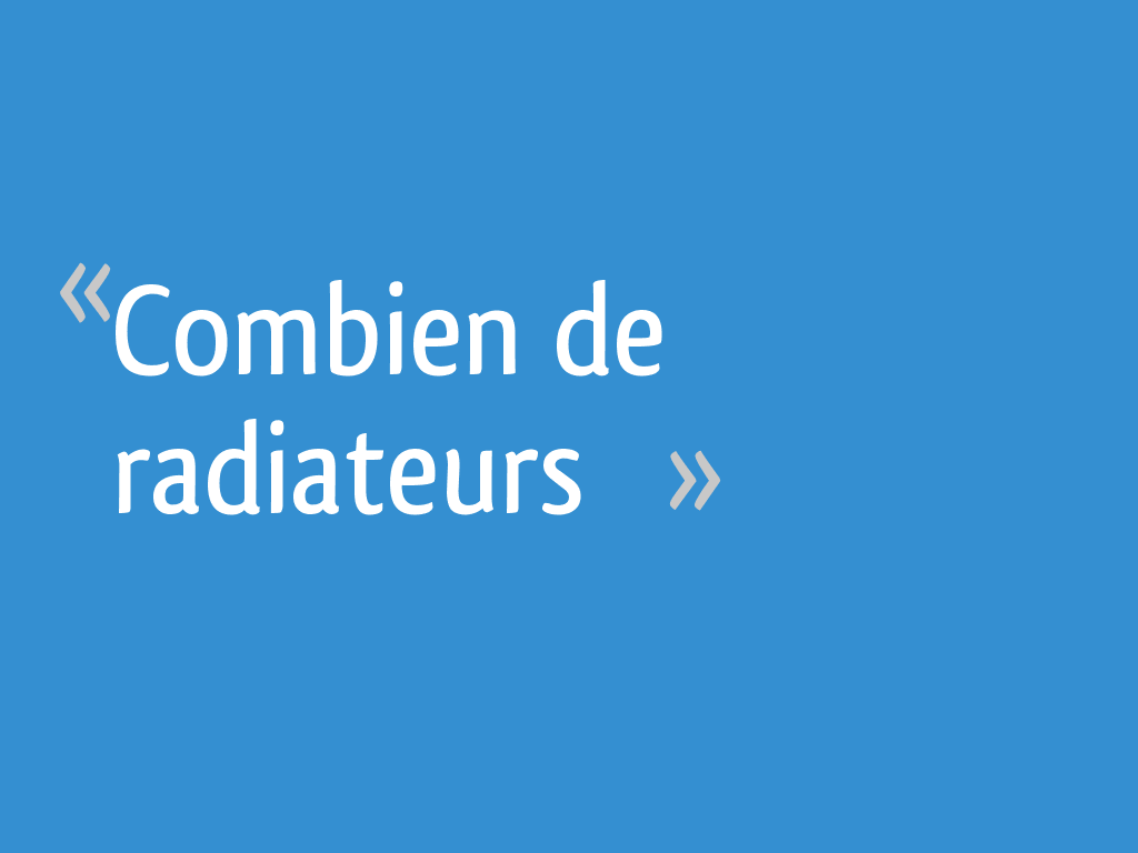 Combien De Watt Sur Un Disjoncteur 16a Combien de radiateurs