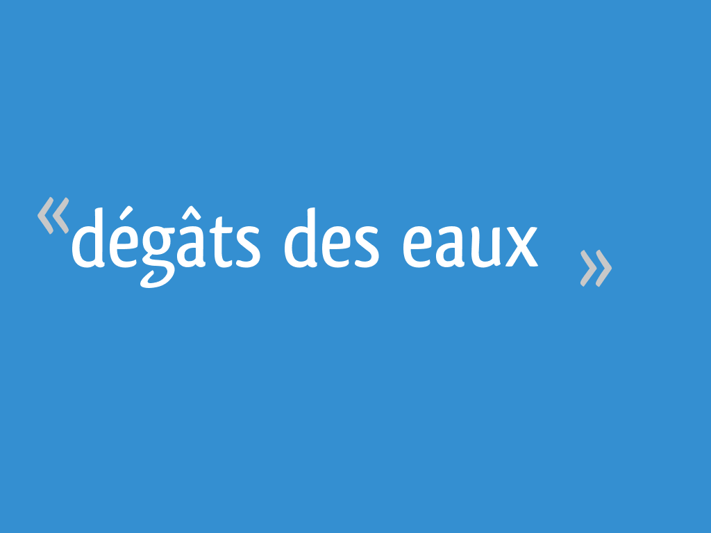 Contre Les Degats Des Eaux Mots Fleches