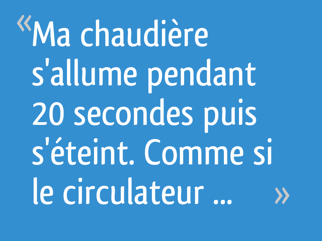 Ma chaudière s