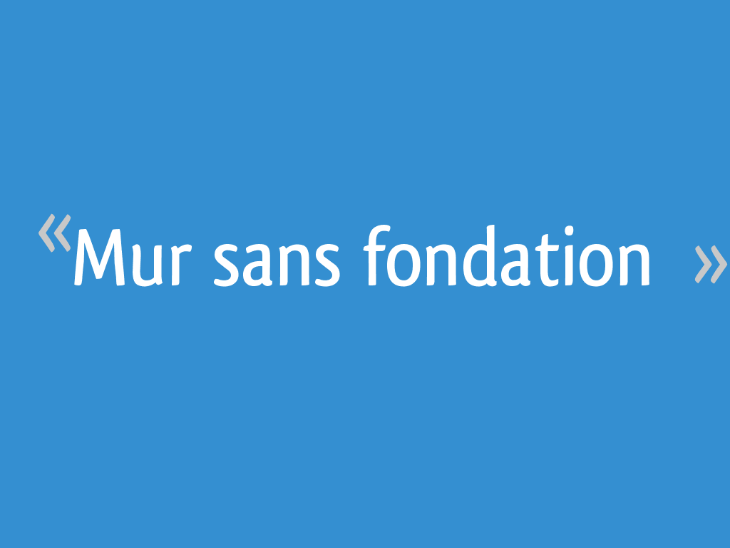 Mur sans fondation 9 messages — free download