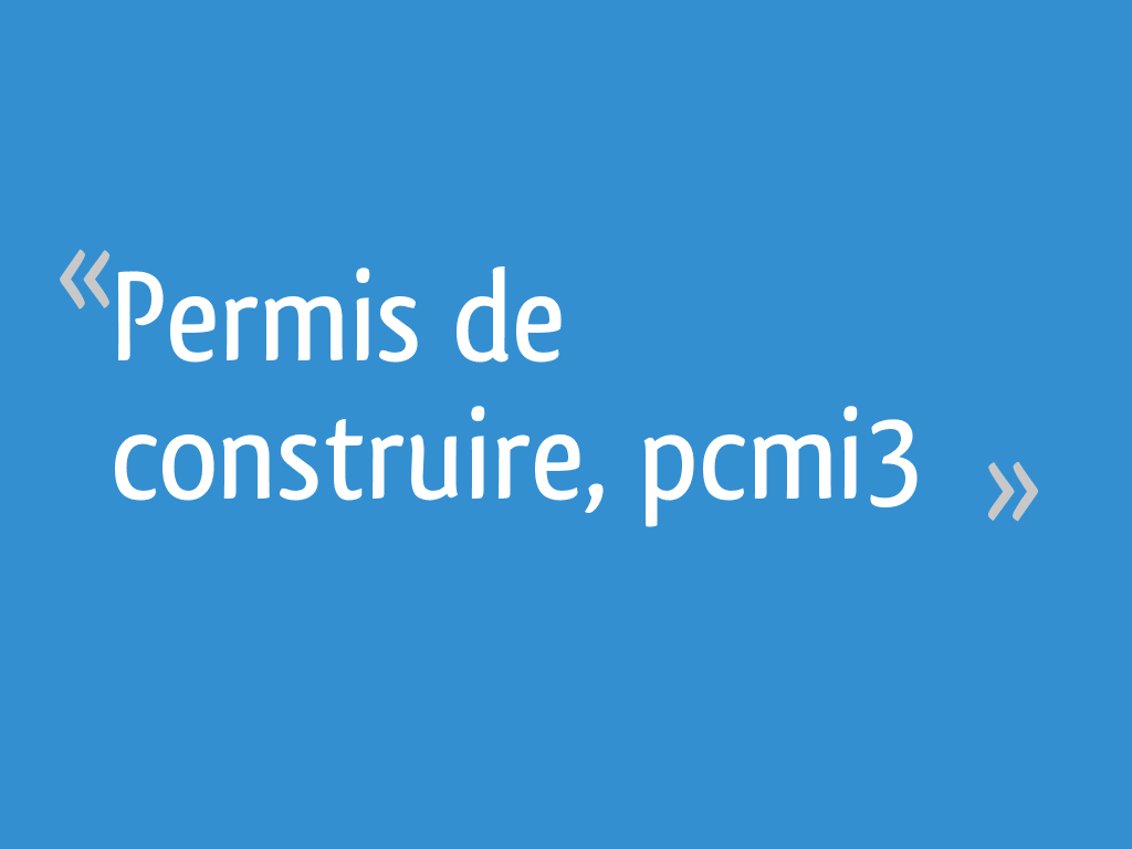 Permis De Construire Film Canal+ Plus Permis de construire, pcmi3 - 9 messages